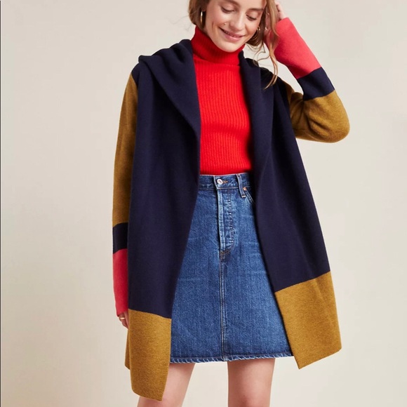 Anthropologie Jackets & Blazers - Anthropologie Wool Sweater Coat